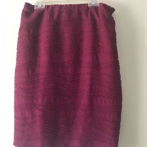 Textured skirt